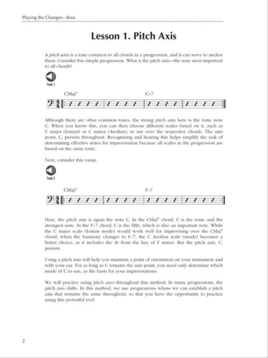 Playing the Changes: Bass Bass Guitar scores gallery preview page 7
