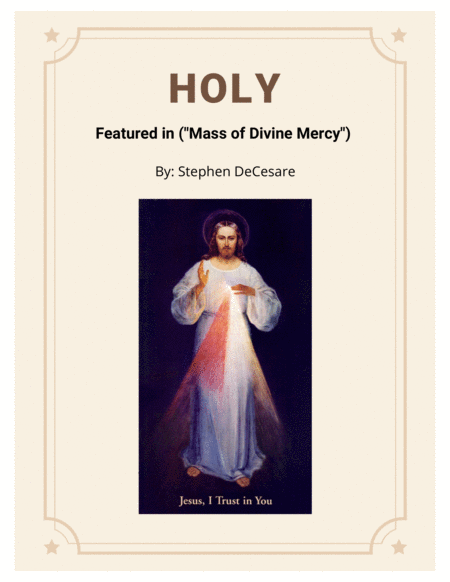 Holy (from "Mass of Divine Mercy") image number null