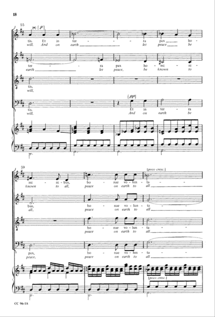 Gloria Gloria 4-Part scores gallery preview page 19