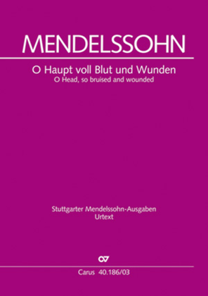 Book cover for O sacred head, sore wounded (O Haupt voll Blut und Wunden)