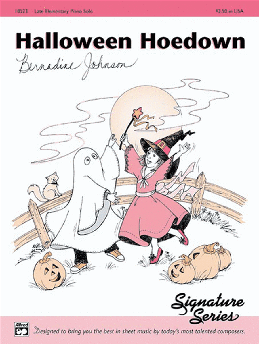 Halloween Hoedown Easy Piano scores gallery preview page 1
