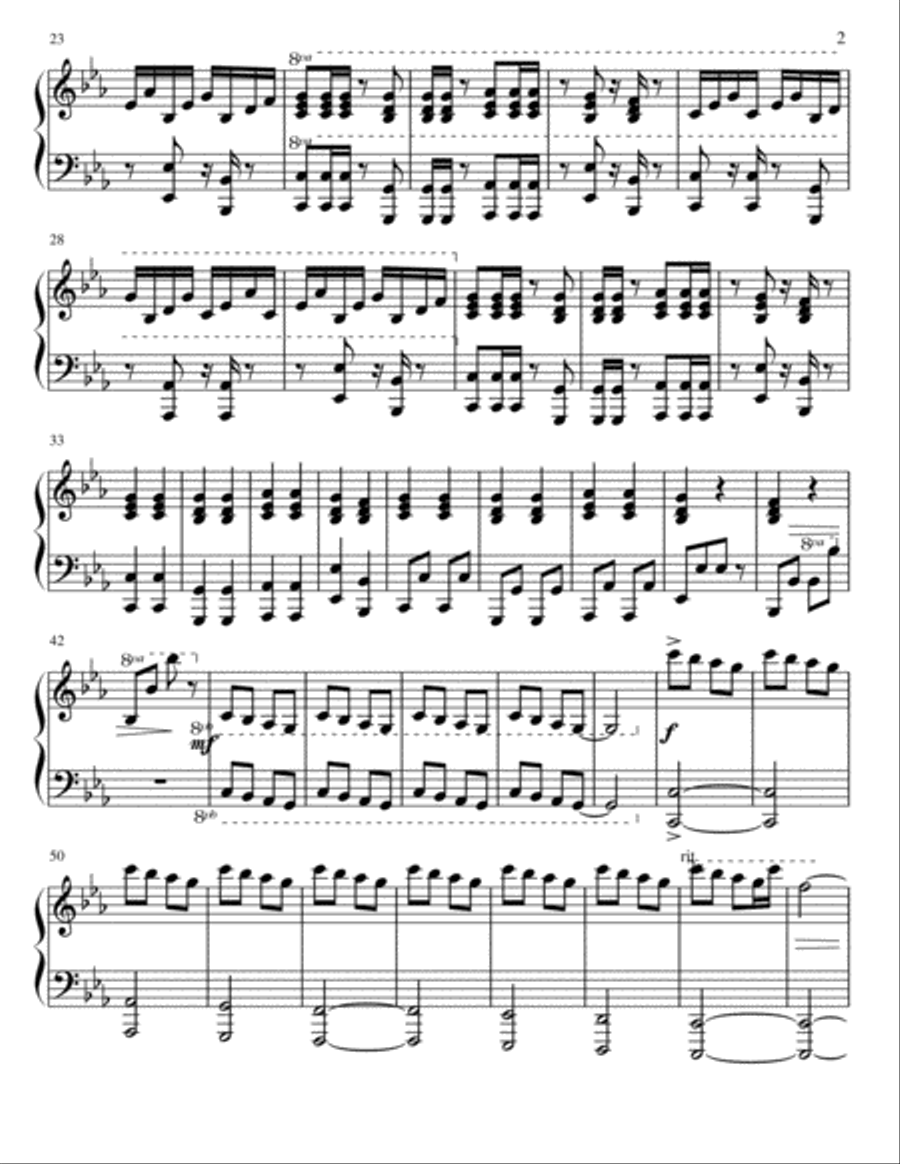 Ember Tree Collection Piano Solo scores gallery preview page 2
