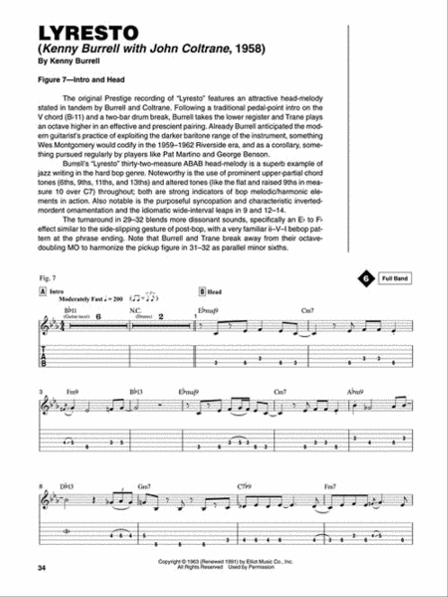 Kenny Burrell Kenny Burrell Electric Guitar scores gallery preview page 4