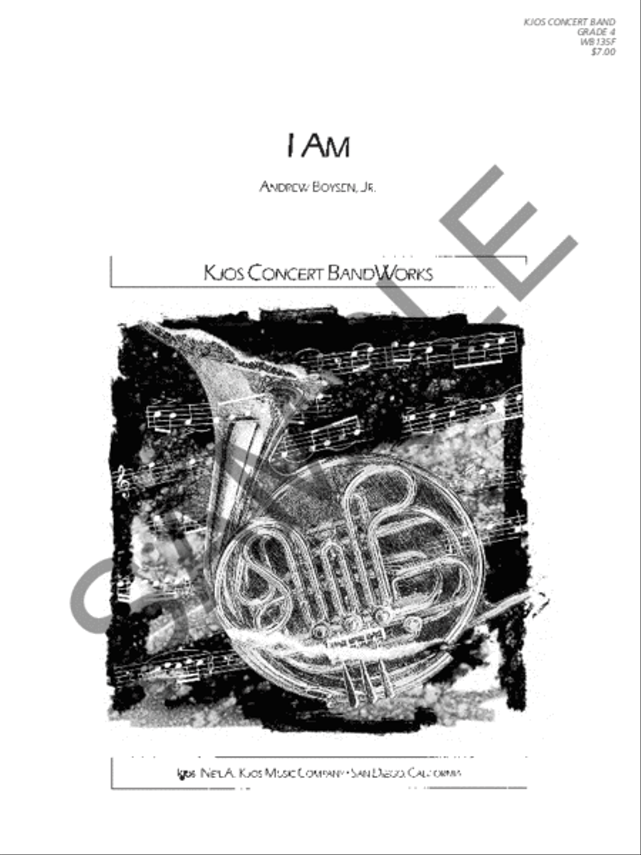 I Am - Score Concert Band scores gallery preview page 2