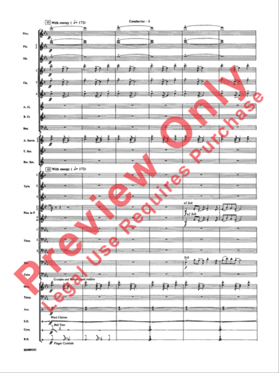 Symphonic Festival Concert Band scores gallery preview page 6