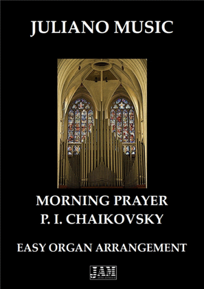 Book cover for MORNING PRAYER (EASY ORGAN) - P. I CHAIKOVSKY