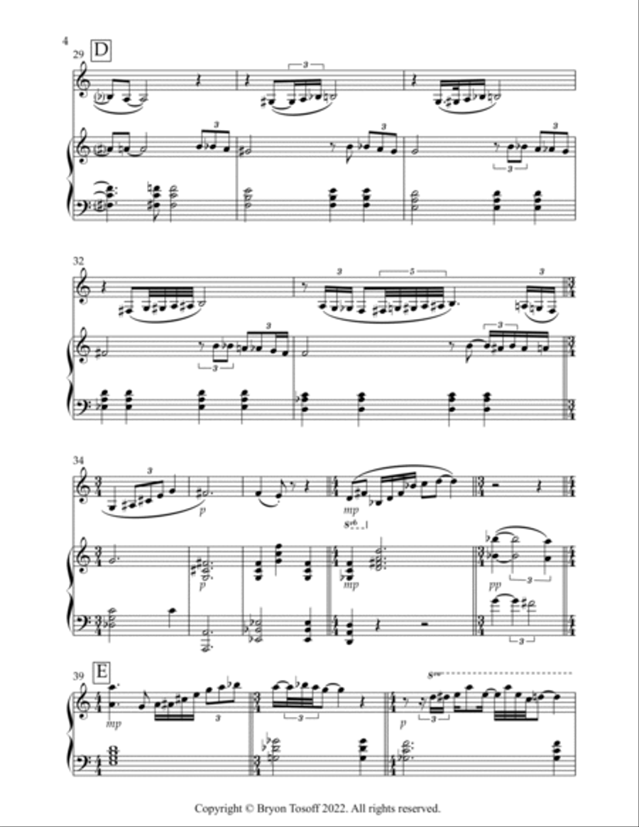 Last Song of the Night Woodwind Duet scores gallery preview page 4