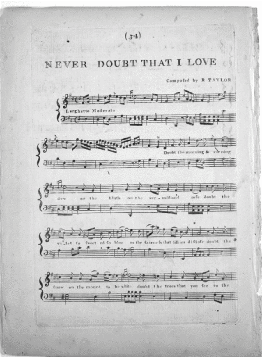 (1) Ye Ling'ring Winds; (2) Never Doubt That I Love; (3) Ye Ling'ring Winds; (4) Never Doubt that I Love (duplicate) Voice scores gallery preview page 4