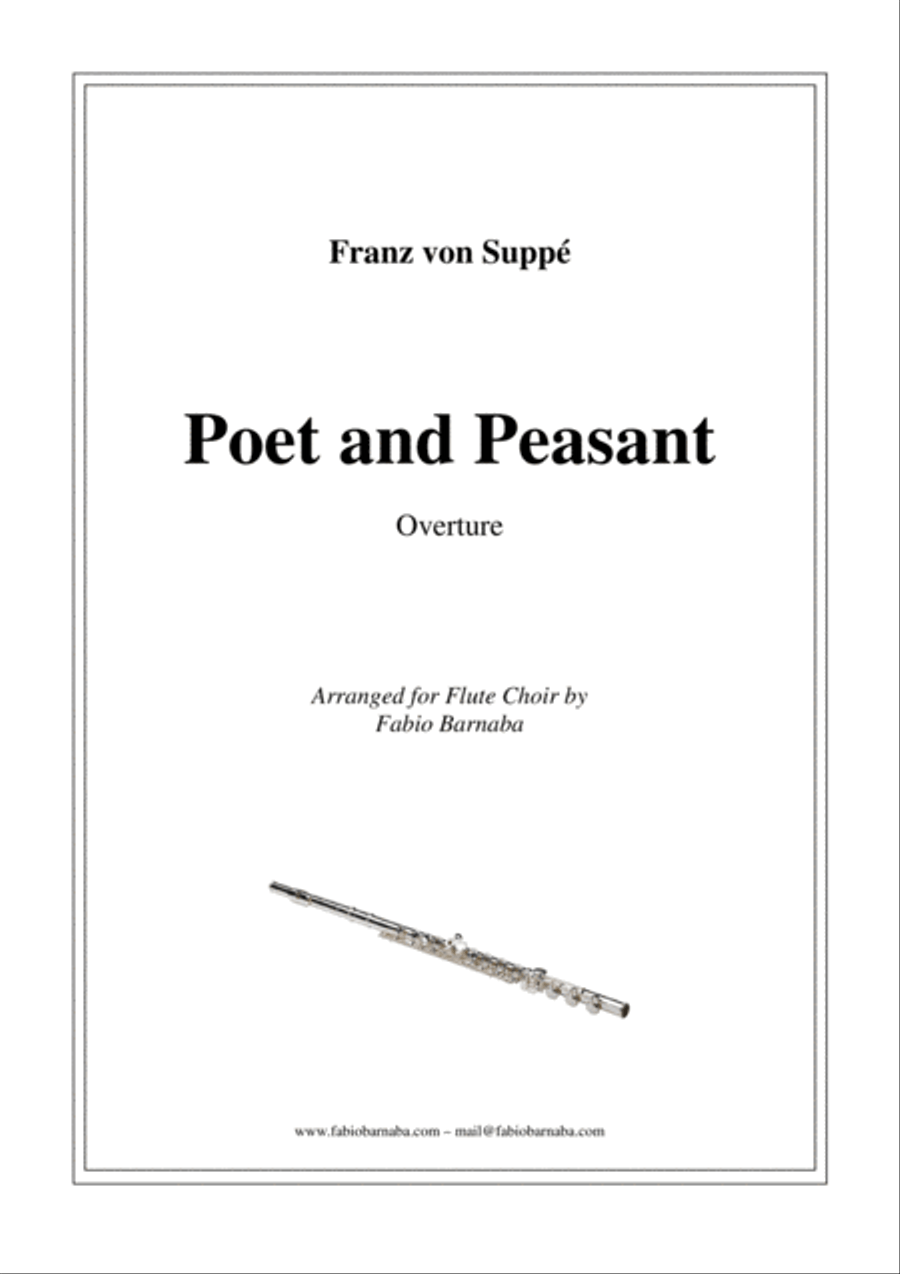 Poet and Peasant - Overture for Flute Choir Flute Choir scores gallery preview page 1
