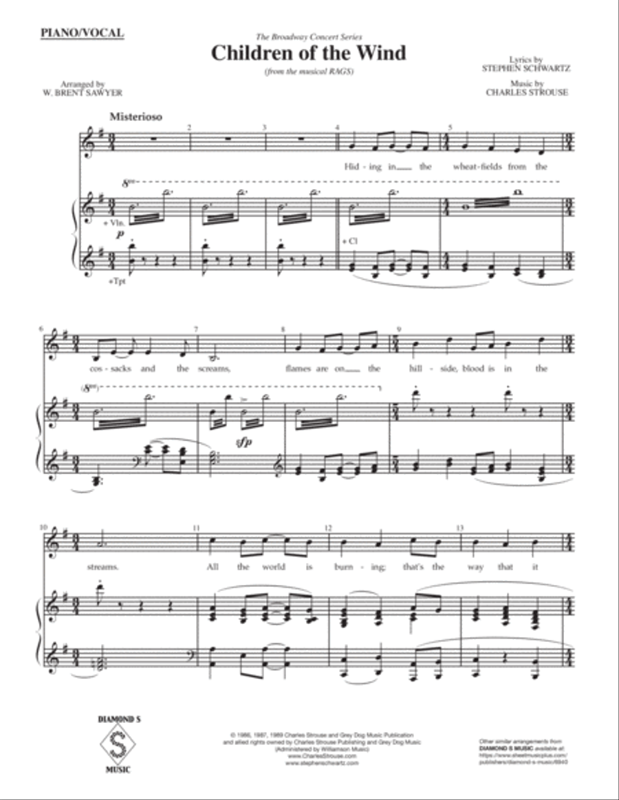 Children Of The Wind Voice scores gallery preview page 3