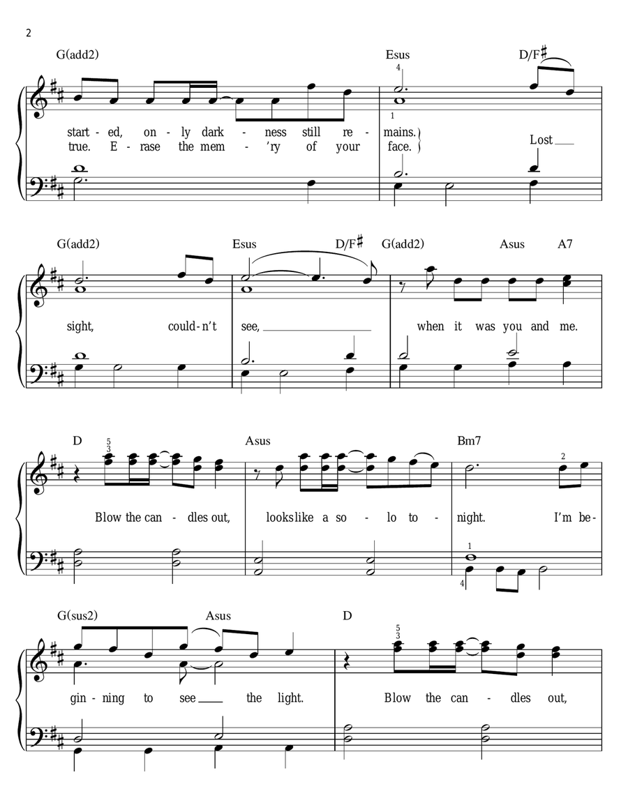Candles Voice scores gallery preview page 2