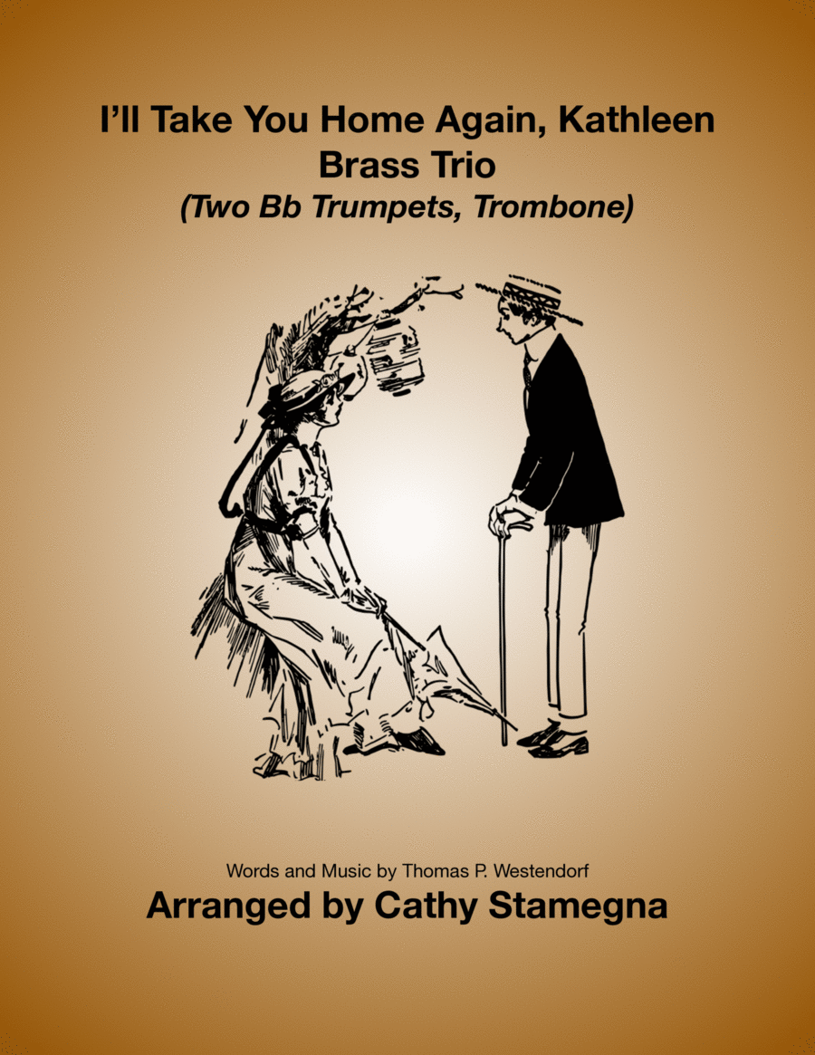 I’ll Take You Home Again, Kathleen (Brass Trio: Two Bb Trumpets, Trombone) Brass Trio scores gallery preview page 1