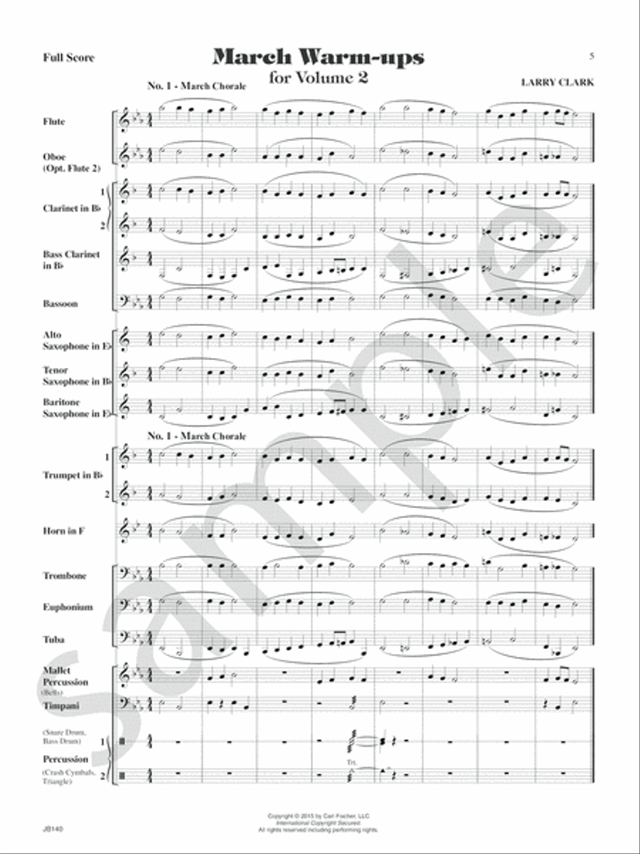 The New Bennett Band Book Concert Band scores gallery preview page 7