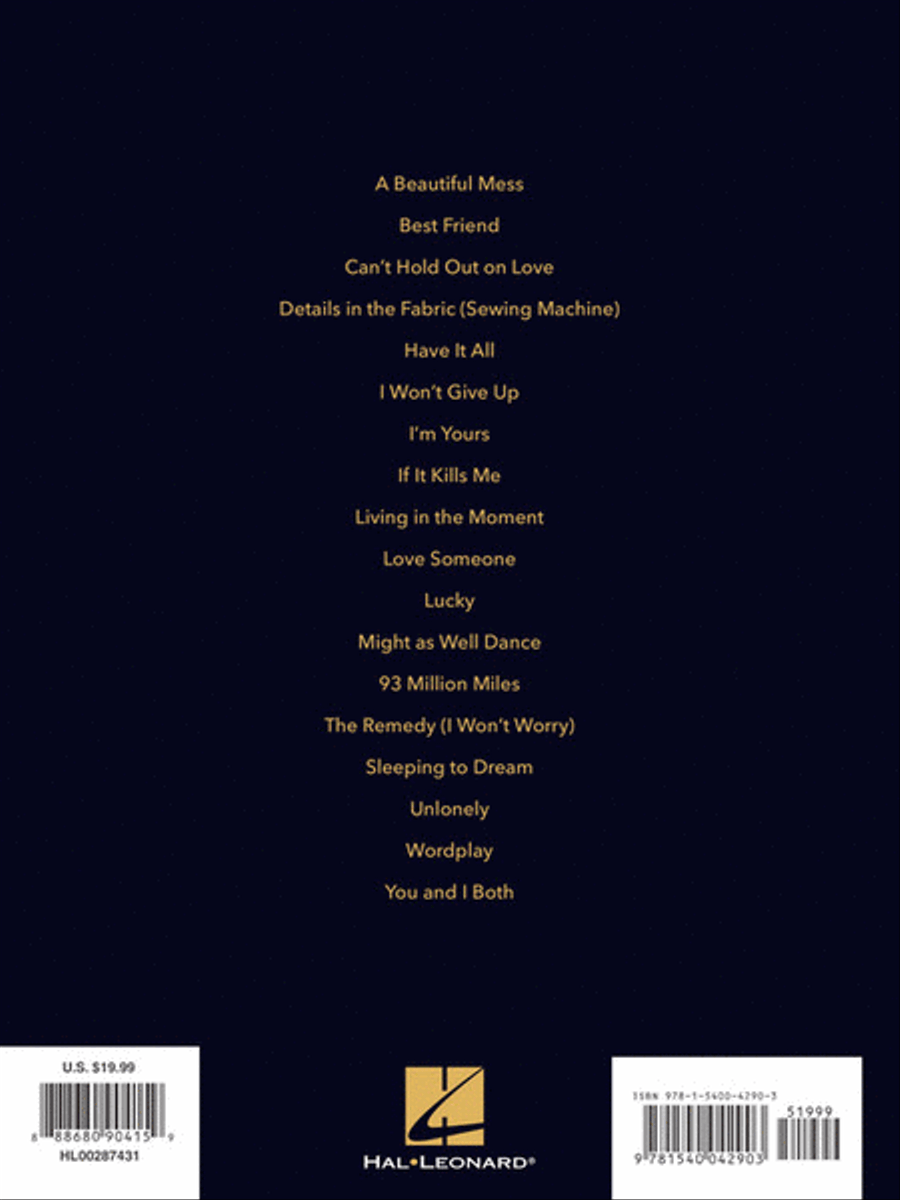 Best of Jason Mraz Piano, Vocal, Guitar scores gallery preview page 7