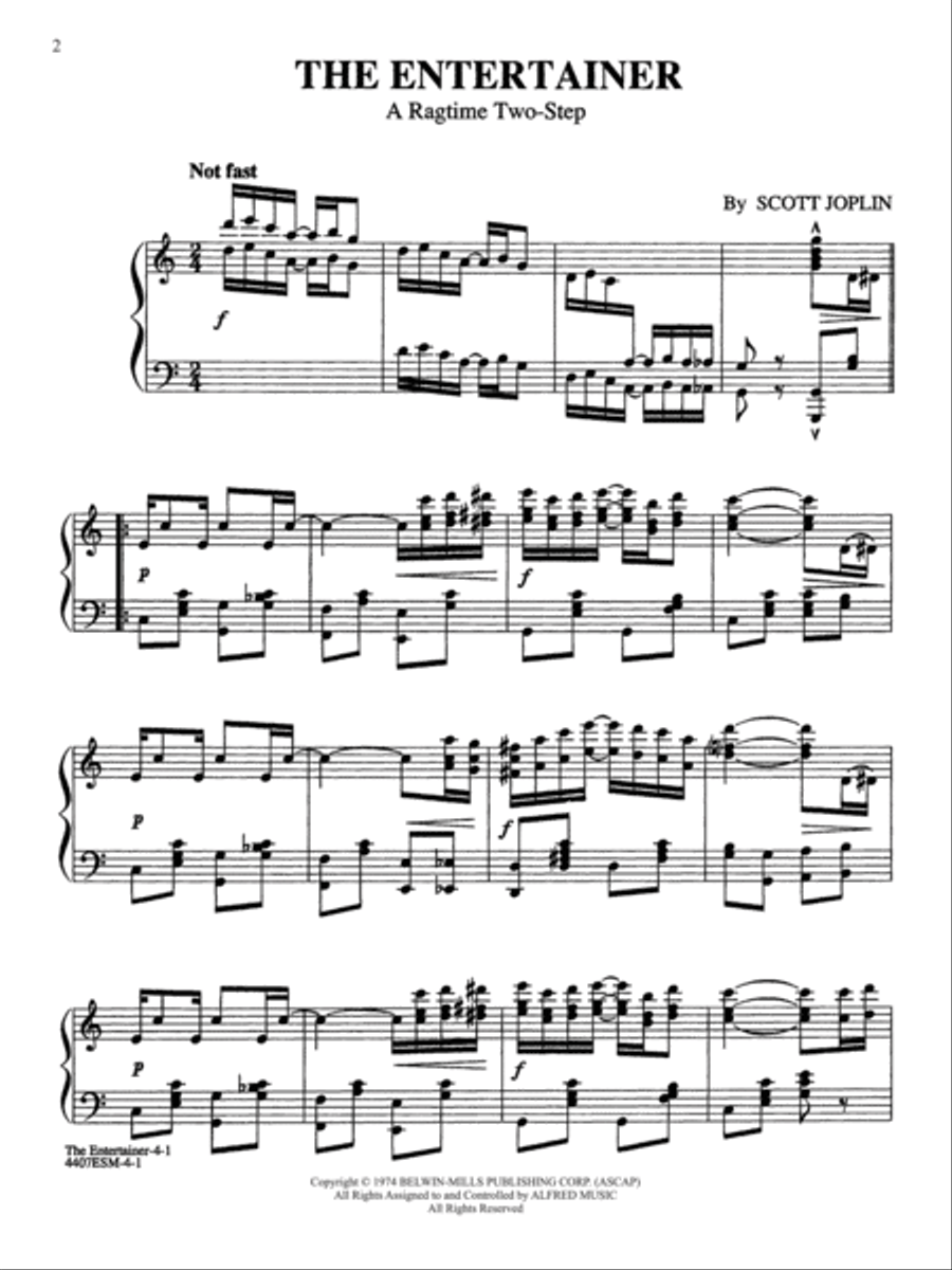 Entertainer, The Small Ensemble scores gallery preview page 2