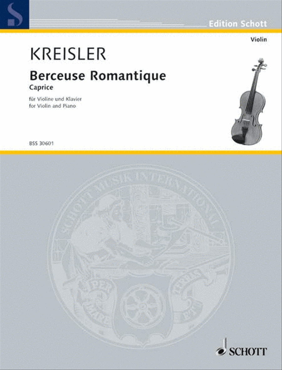 Berceuse Romantique Violin Solo scores gallery preview page 1