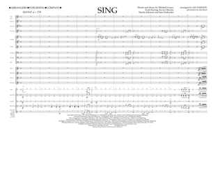 Sing - Full Score
