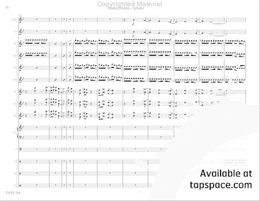 Shades of Glass Percussion Ensemble scores gallery preview page 19