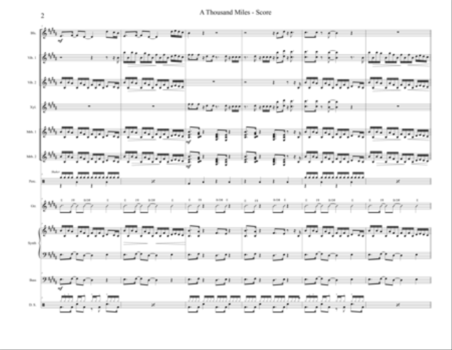 A Thousand Miles School and Community scores gallery preview page 2