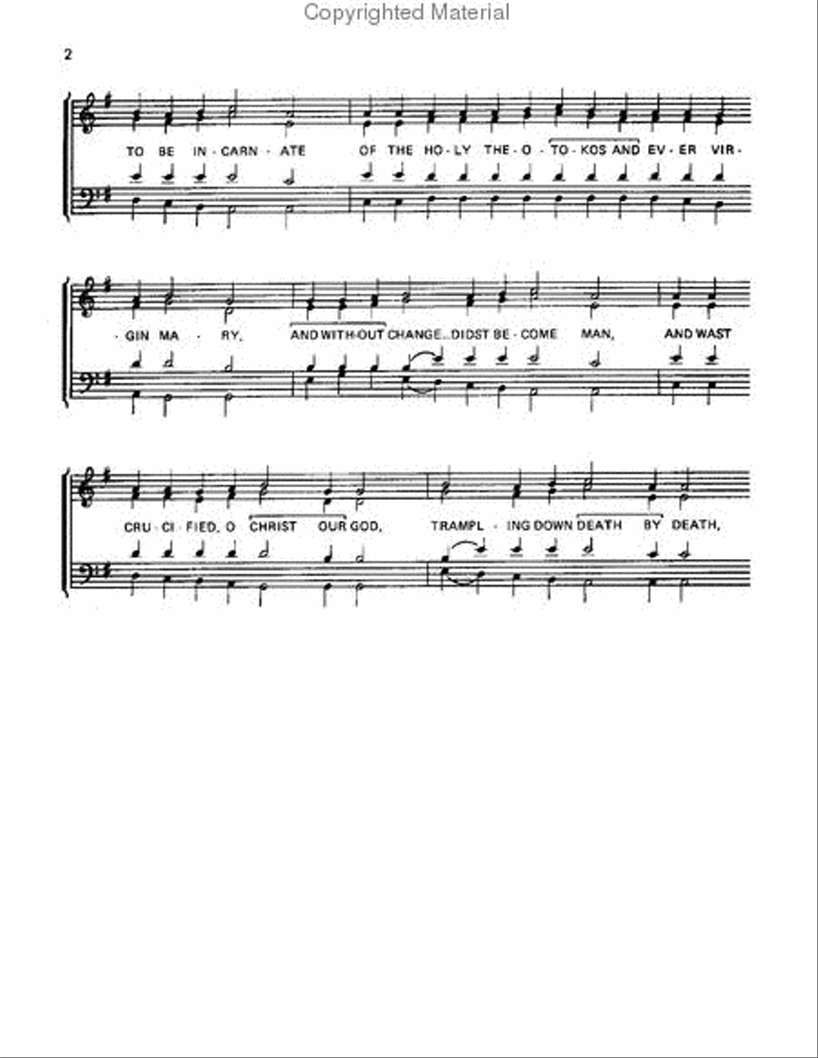Only Begotten Son Only Begotten Son 4-Part scores gallery preview page 3