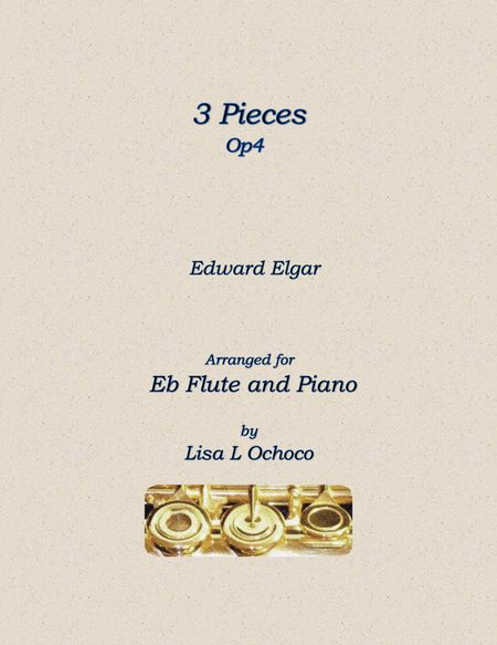 3 Pieces Op4 for Eb Flute and Piano image number null