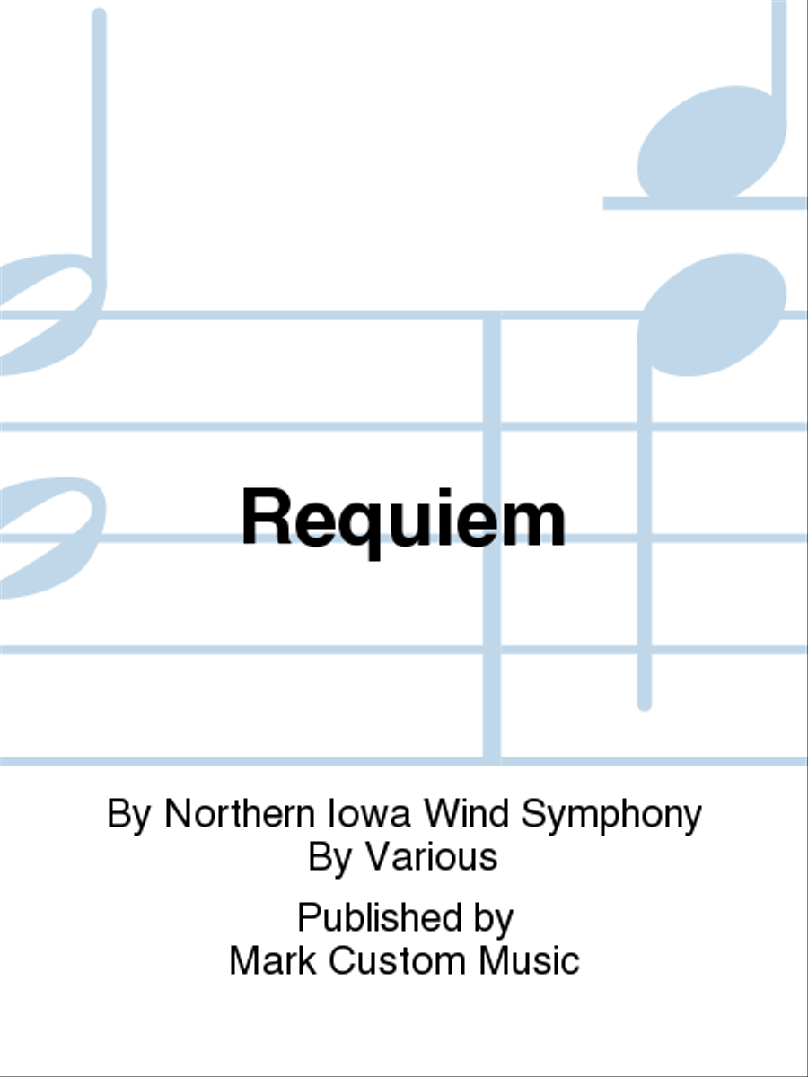 Requiem Concert Band scores gallery preview page 1