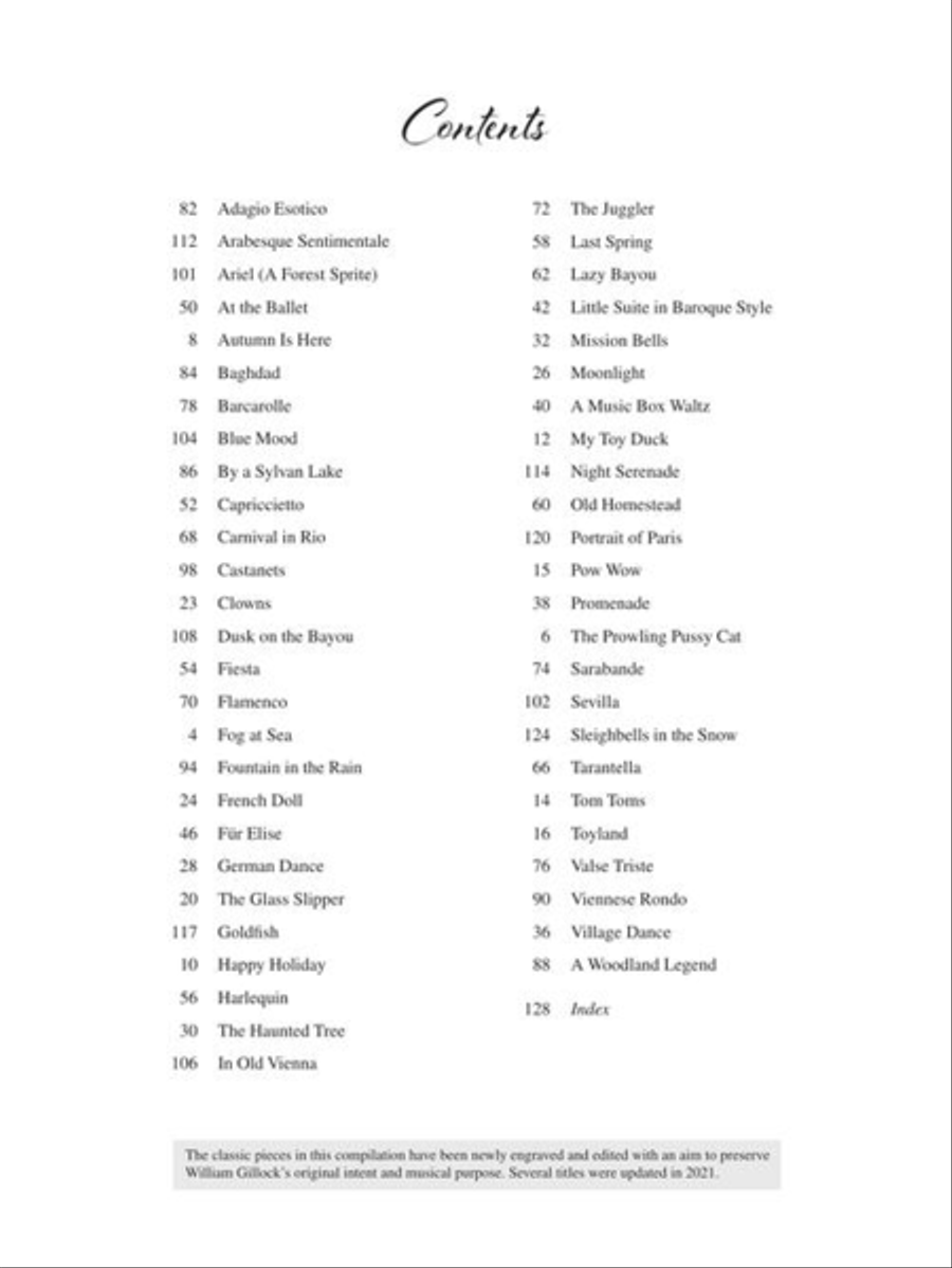 Accent on Gillock Complete Easy Piano scores gallery preview page 3