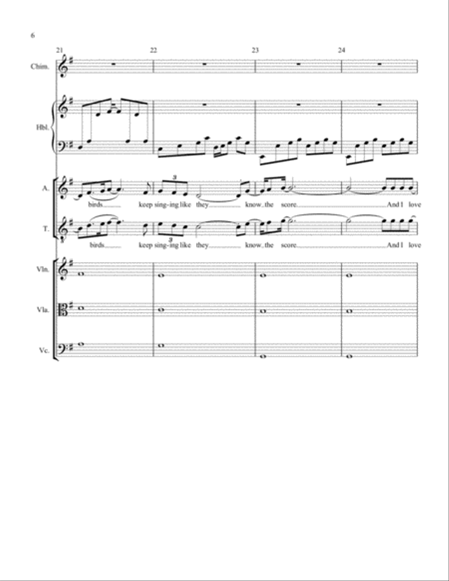 Songbird Songbird Handbell Choir scores gallery preview page 6