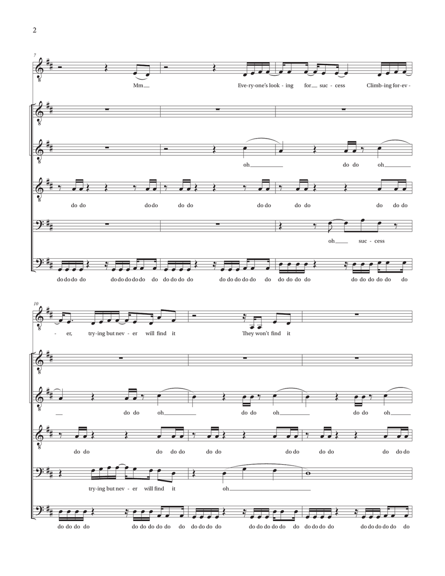 Down In My Heart (joy) TTBB scores gallery preview page 2