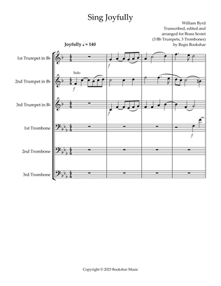 Sing Joyfully (Eb) ( Brass Sextet) (3 Trp, 3 Trb)
