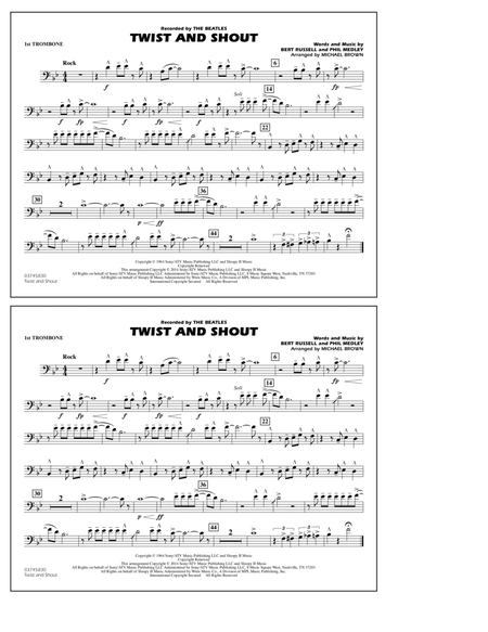 Twist and Shout - 1st Trombone