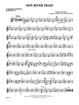 New River Train (American Folk Song): B-flat Tenor Saxophone