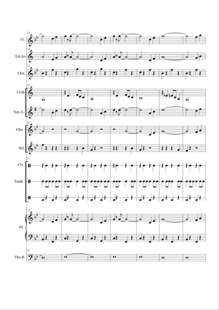 Mack The Knife Large Ensemble scores gallery preview page 4