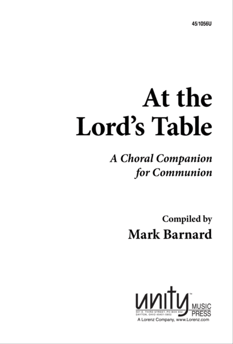At the Lord's Table 4-Part scores gallery preview page 1