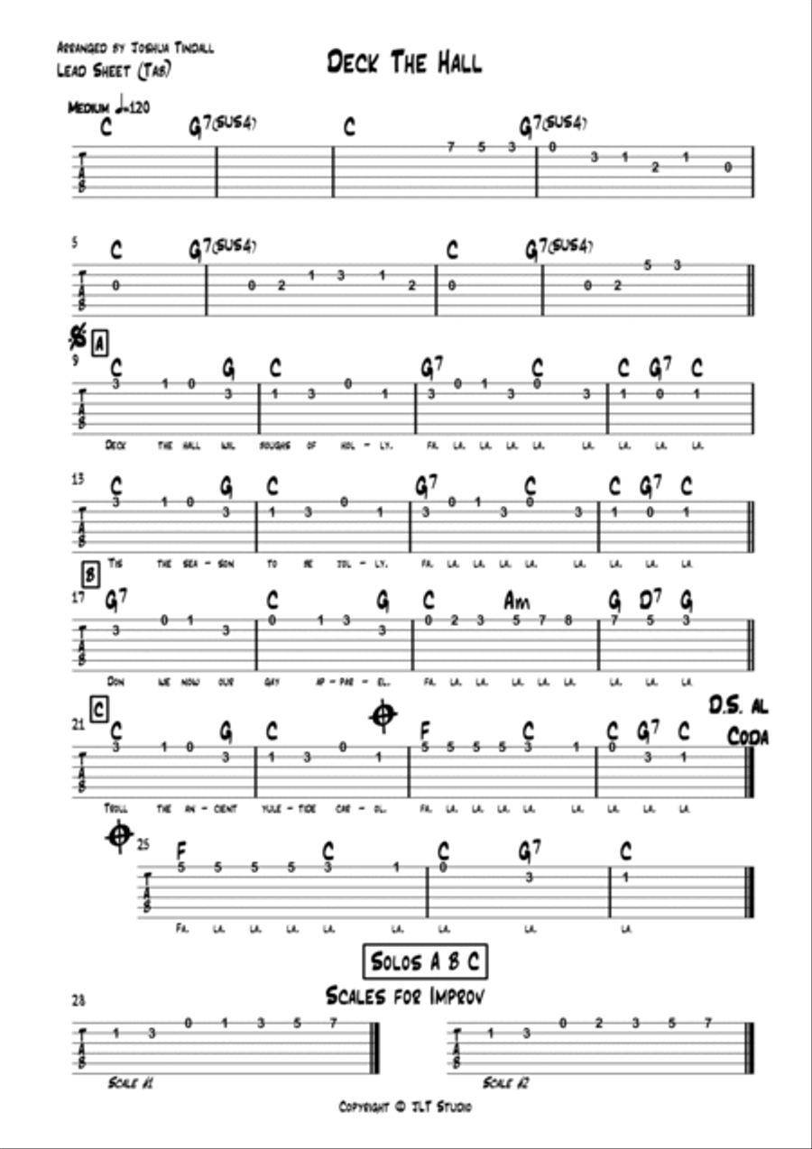 Deck The Halls Jazz Ensemble scores gallery preview page 2