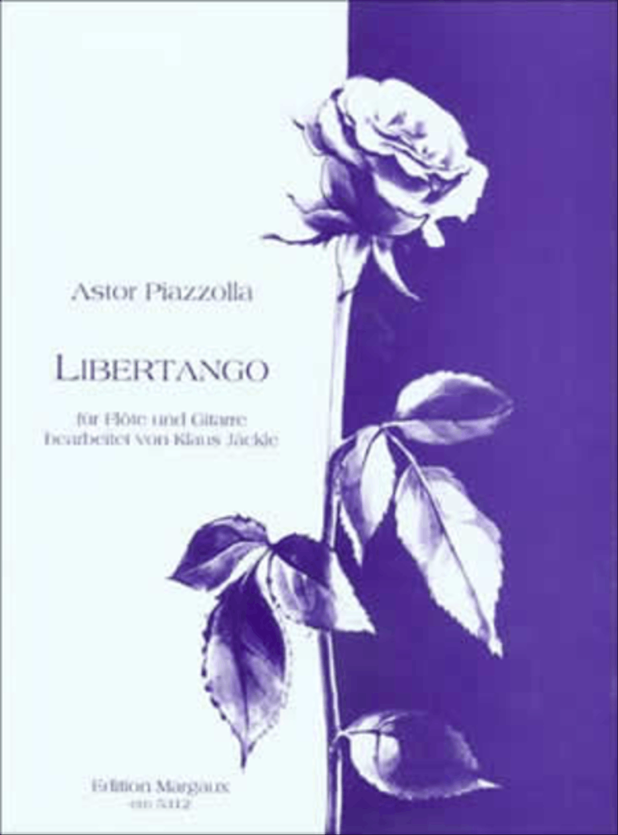 Astor Piazzolla: Libertango fur Flote und Gitarre Flute scores gallery preview page 1