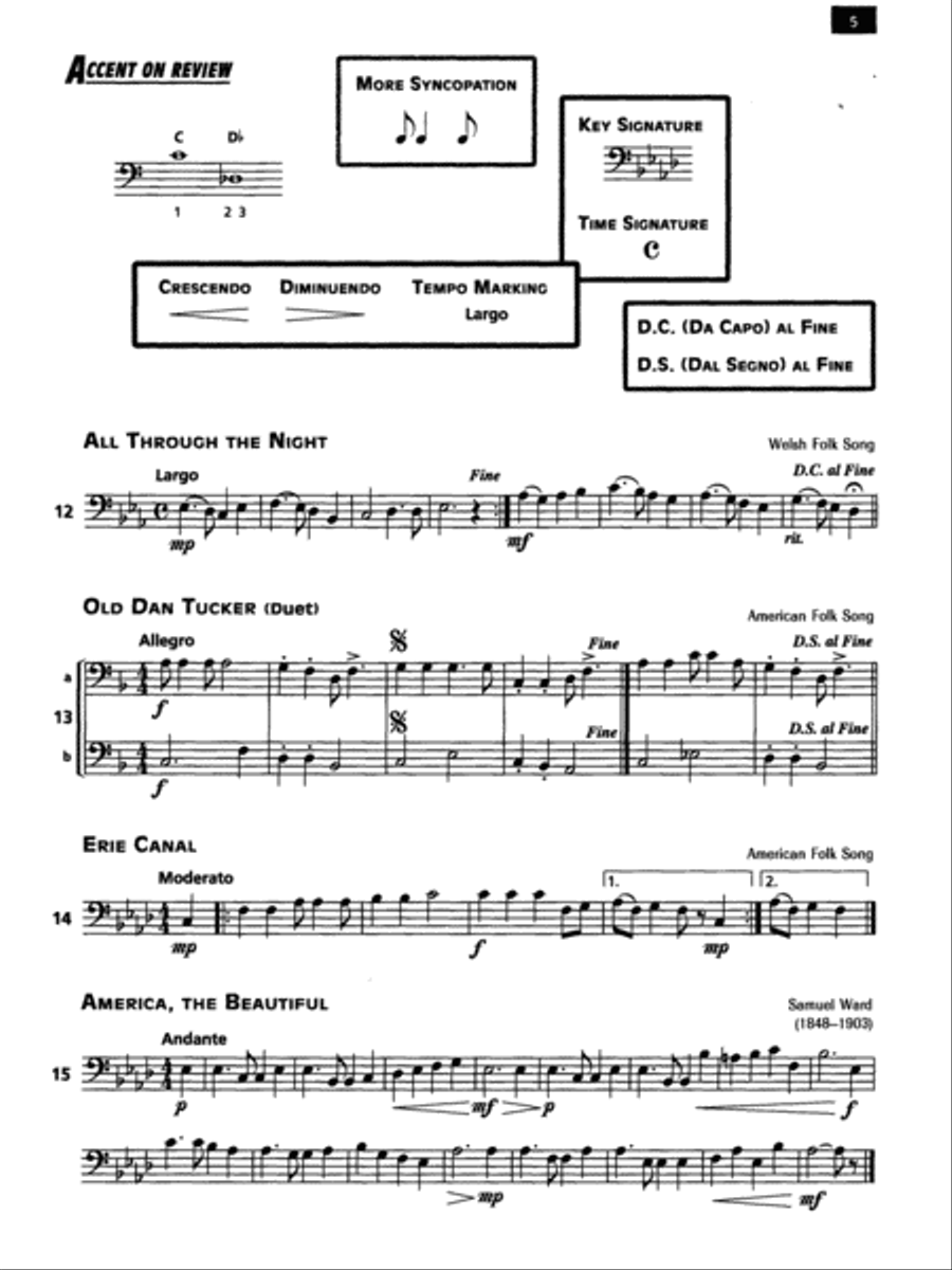 Accent on Achievement, Book 2 Concert Band Methods scores gallery preview page 2