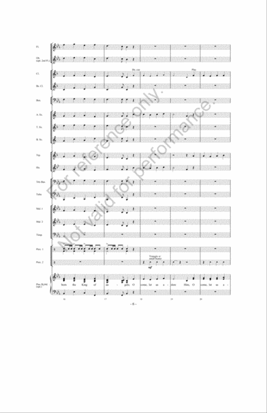 Songs Of Christmas Cheer! Concert Band scores gallery preview page 5