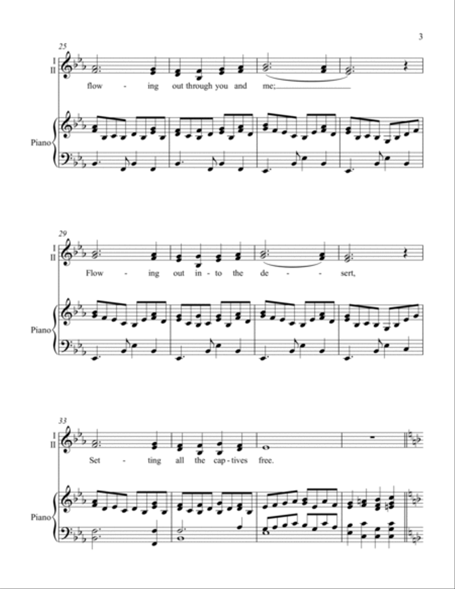 Peace Is Flowing Like A River SA scores gallery preview page 3