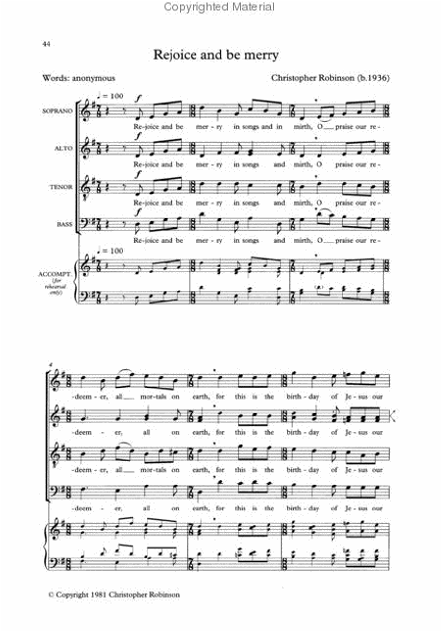 Sing, Precious Music 4-Part scores gallery preview page 4