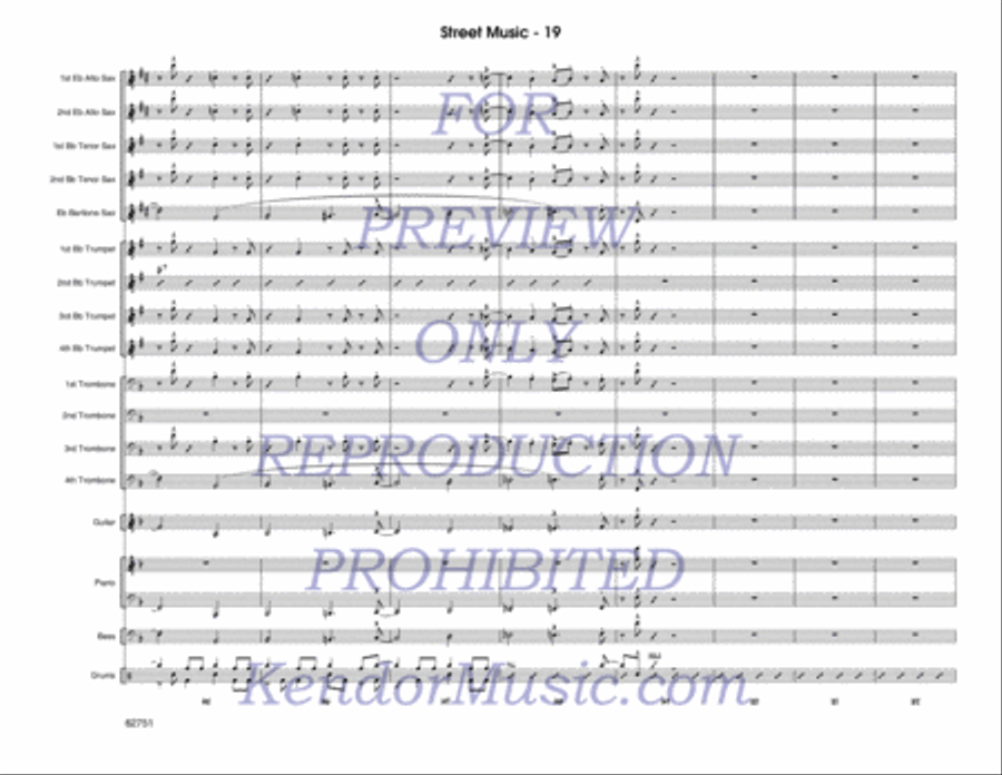 Street Music (Score) Street Music (Score) Jazz Ensemble scores gallery preview page 20