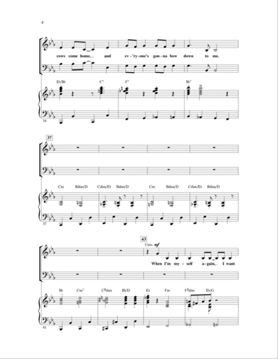 When We're Human (from The Princess And The Frog) 3-Part scores gallery preview page 4