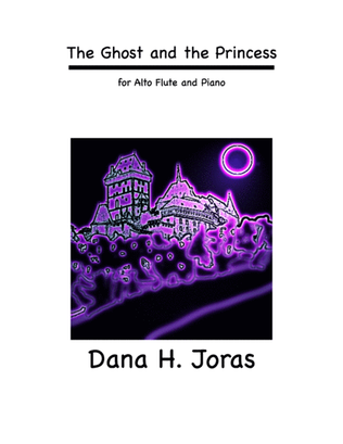 Book cover for The Ghost and the Princess for alto flute and piano