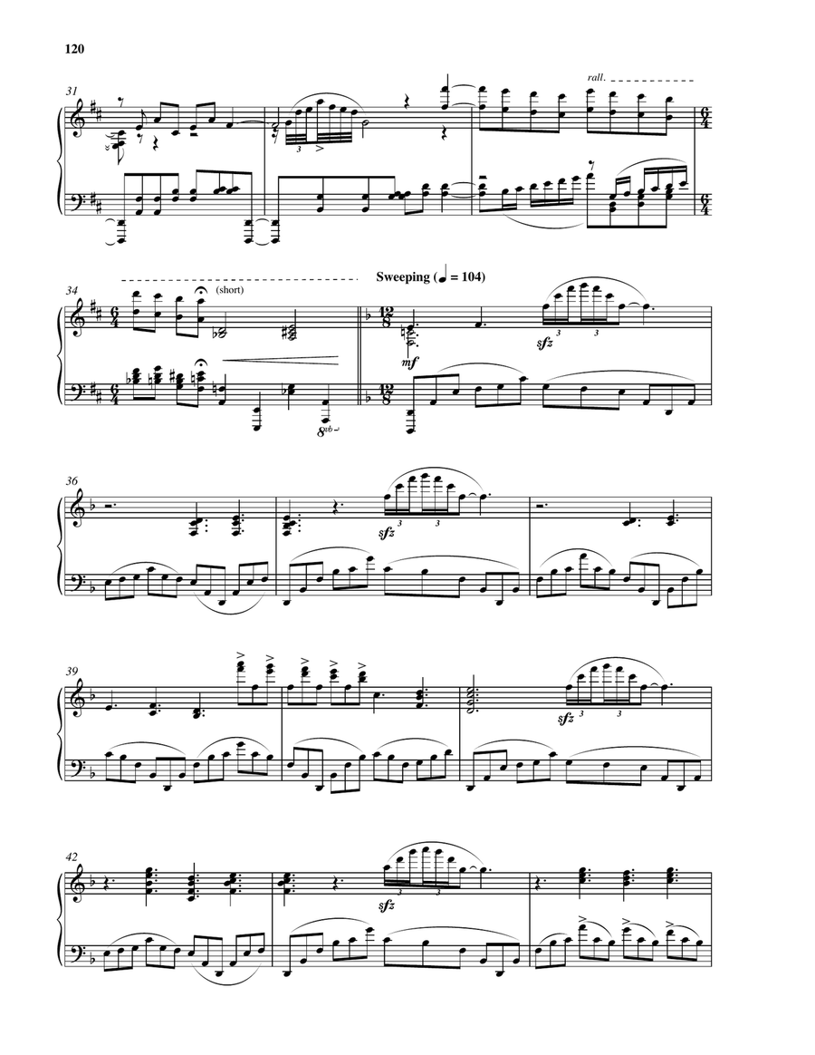Every Day A Little Death Piano Solo scores gallery preview page 3