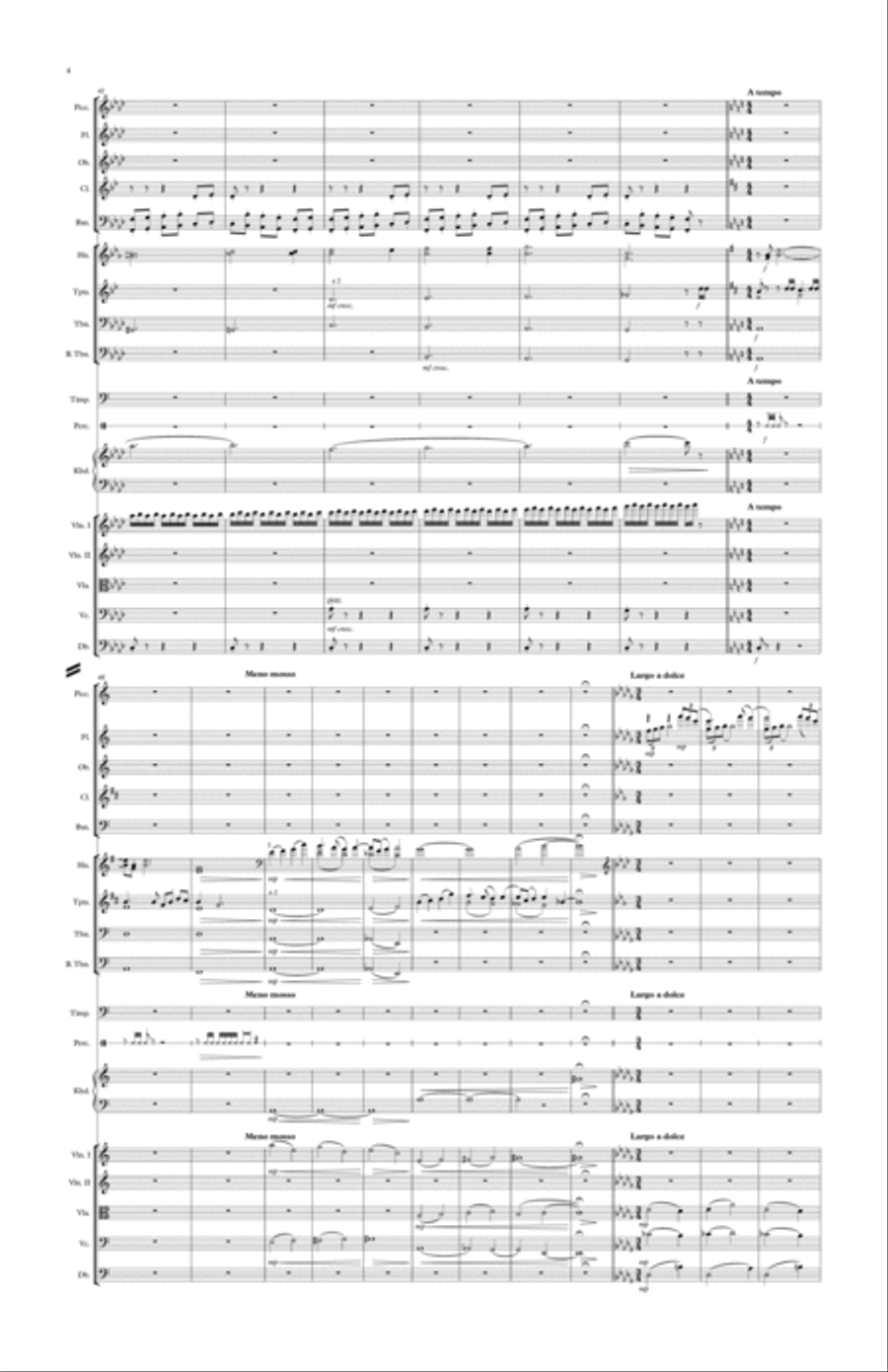 Rain Full Orchestra scores gallery preview page 4