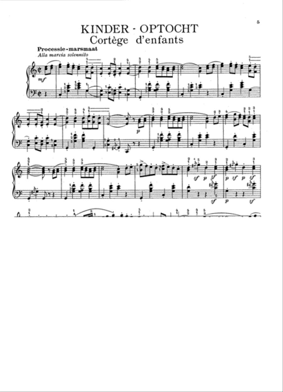 Kindersuite for Piano Solo Piano Solo scores gallery preview page 4