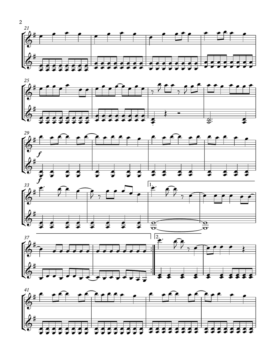 You Belong With Me String Duet scores gallery preview page 3