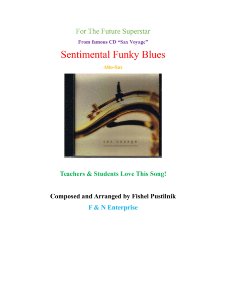 Background for "Sentimental Funky Blues"-for Alto Sax image number null