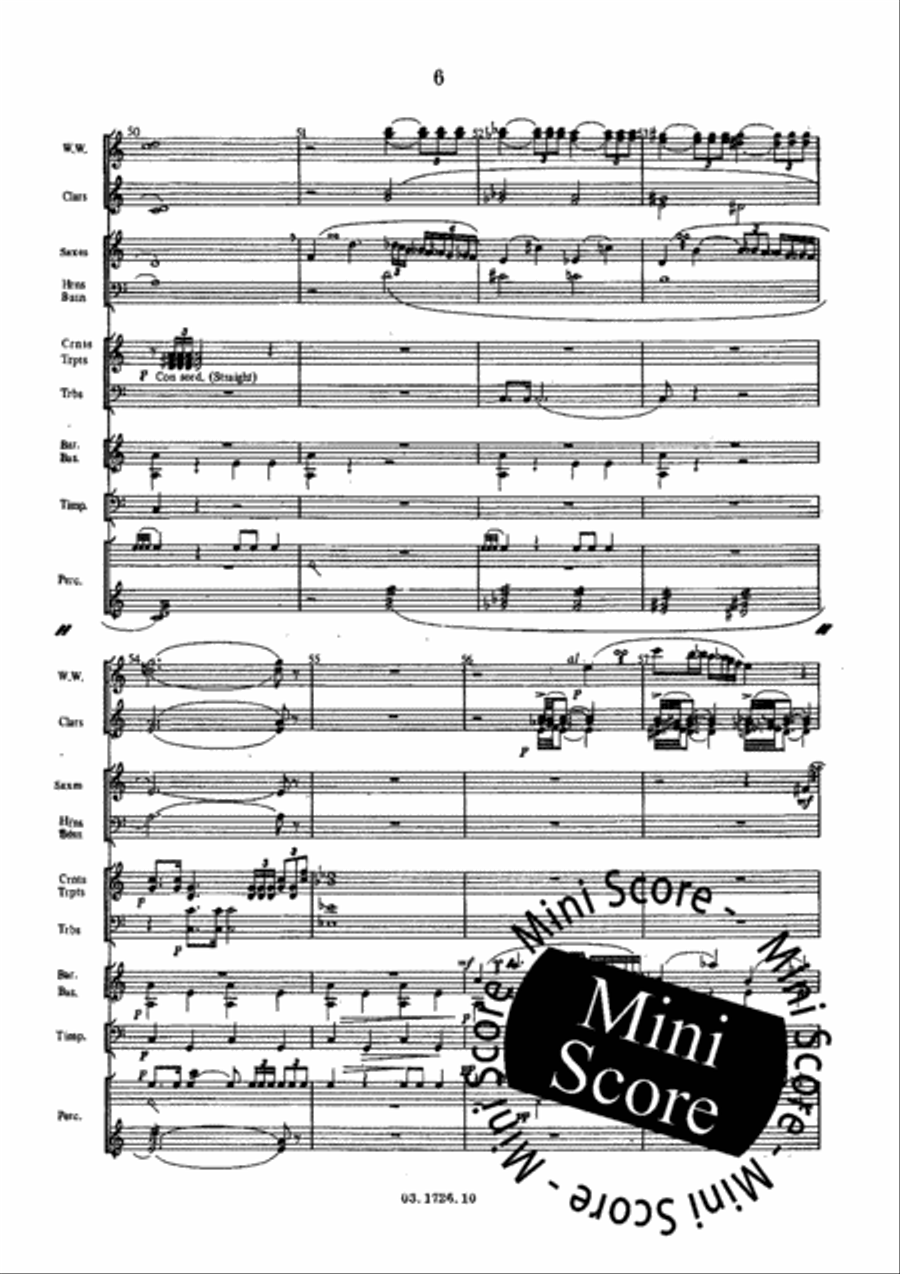 A New Dress for the Emperor Concert Band scores gallery preview page 15