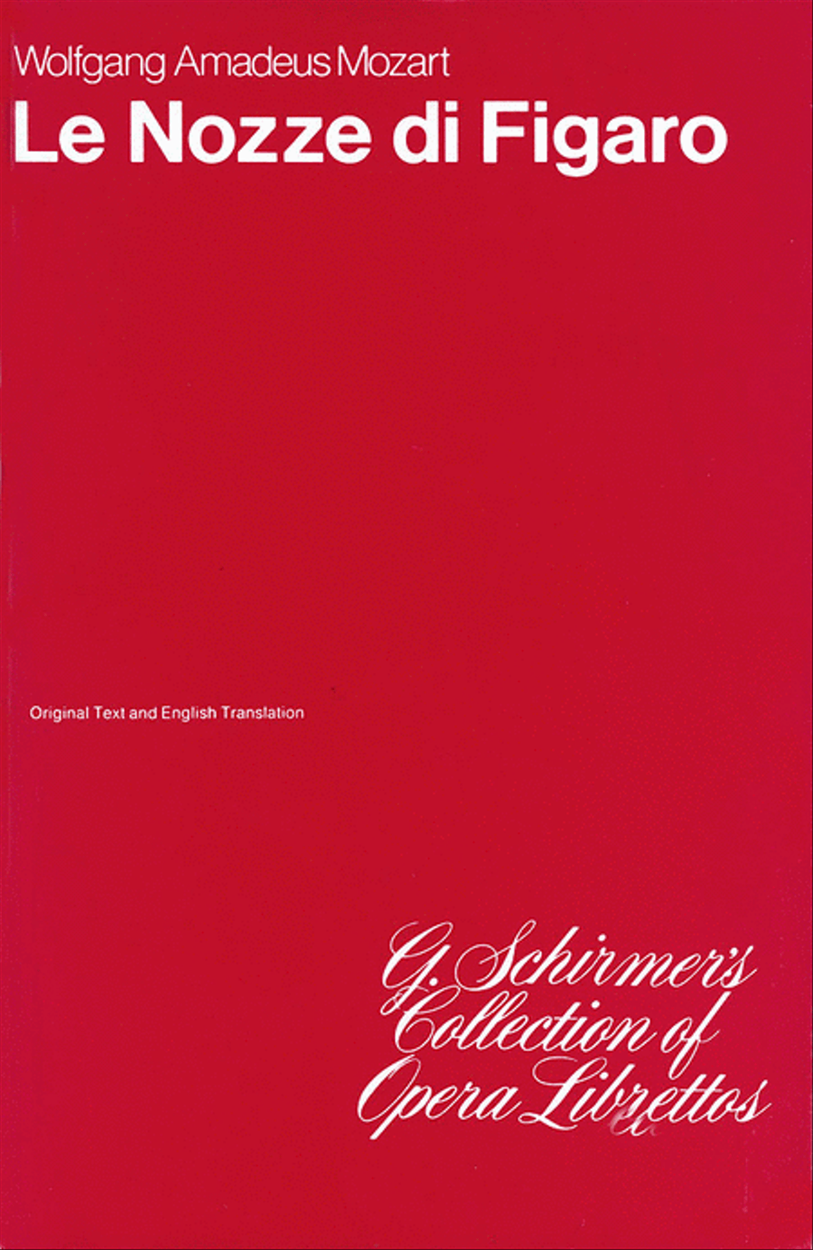 The Marriage of Figaro (Le Nozze di Figaro) Voice scores gallery preview page 1